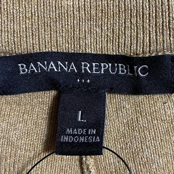 Banana Republic Sweater Skirt L Brown Sugar A-Line Midi Flounce Hem Academia NWT - Picture 5 of 8